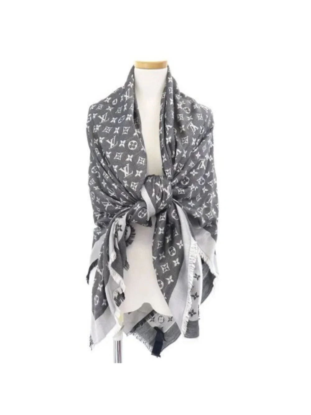 Louis Vuitton Shawl Monogram Denim Scarf